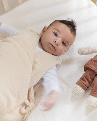 Gigoteuse Cache Coeur Beige Personnalisable Maison Mazarine et Moi