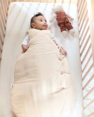 Gigoteuse Cache Coeur Beige Personnalisable Maison Mazarine et Moi