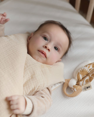 Gigoteuse Cache Coeur Beige Personnalisable Maison Mazarine et Moi