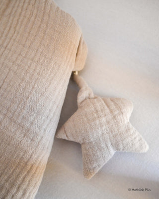 Gigoteuse bébé gaze de coton personnalisable Maison Mazarine et Moi