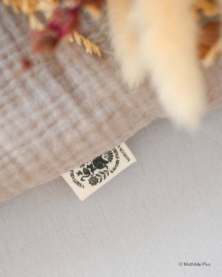 Gigoteuse bébé gaze de coton personnalisable Maison Mazarine et Moi