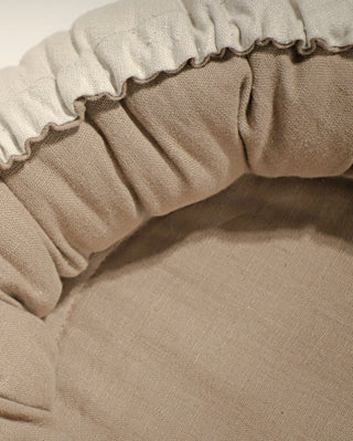 Réducteur de lit  bébé réversible lin Maison Mazarine et moi