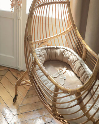 Réducteur de lit  bébé réversible lin Maison Mazarine et moi