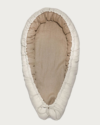 Réducteur de lit  bébé réversible lin Maison Mazarine et moi