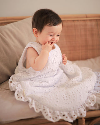 Gigoteuse bébé broderie anglaise Maison Mazarine et Moi