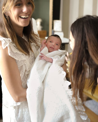 Gigoteuse bébé broderie anglaise Maison Mazarine et Moi