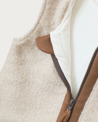 Gigoteuse moumoute beige personnalisable Maison Mazarine et Moi