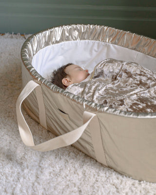 Couffin Nomade doré Jackson Maison Mazarine et Moi