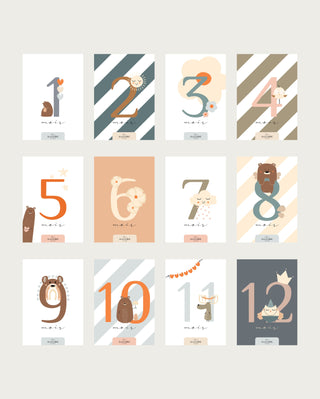 Jeu de cartes 12 mois Maison Mazarine et Moi