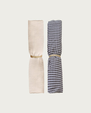 Lot langes en gaze de coton Maison Mazarine et Moi