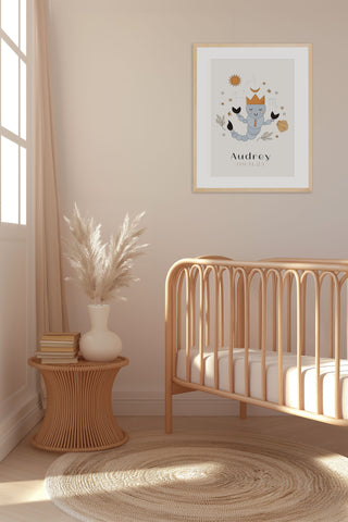 Affiche Signe Astro SCORPION pour Bébé Maison Mazarine et moi