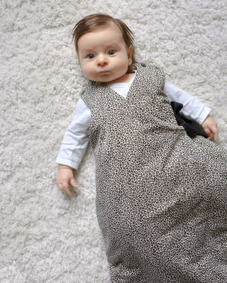 Gigoteuse bébé léopard personnalisable Maison Mazarine et Moi