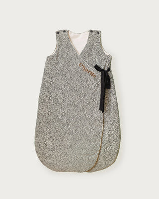 Gigoteuse bébé léopard personnalisable Maison Mazarine et Moi