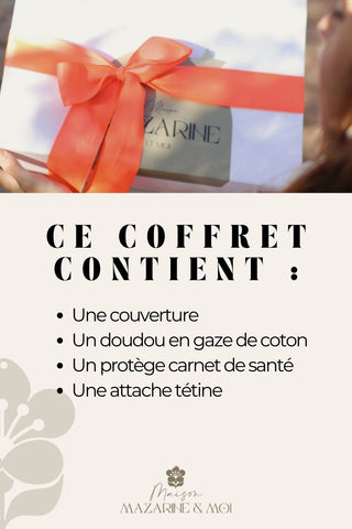 Coffret cadeaux sortie bébé Playtime Sherpa Maison Mazarine et Moi