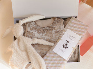 Coffret bébé naissance douce nuit Velours Maison Mazarine et Moi
