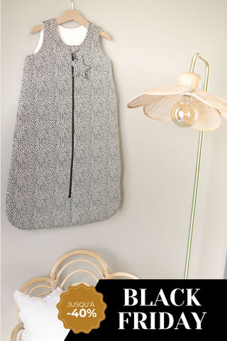 Gigoteuse léopard zip devant