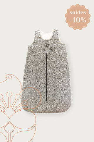 Gigoteuse léopard zip devant