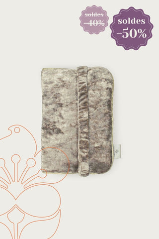 Protège-carnet de santé bébé velours