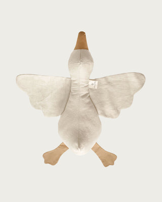 Abigaël Natural Goose Plush in Cotton Linen