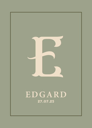 Affiche Western Personnalisée pour chambre bébé