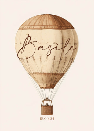 Affiche Personnalisée Animaux de la campagne pour chambre bébé