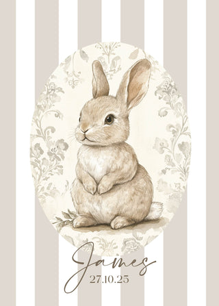 Affiche Personnalisée Animaux de la campagne pour chambre bébé