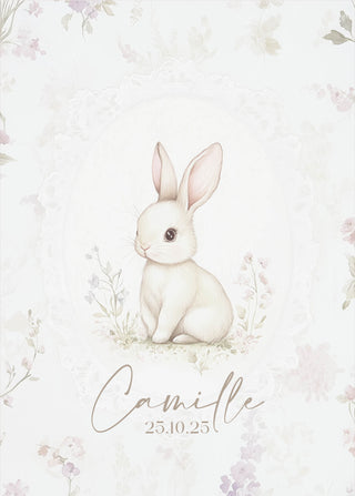 Affiche Personnalisée Animaux de la campagne pour chambre bébé