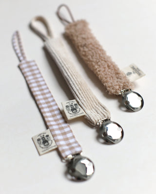 Ashley Velvet Pacifier Clip