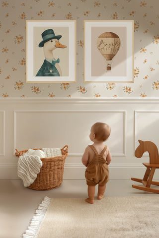 Affiches pour chambre bébé style Campagne