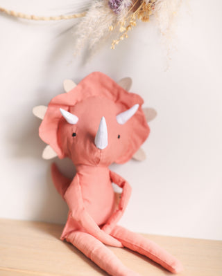 Peluche Dinosaure Gino Corail