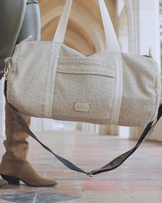 Sac à langer bébé bowling moumoute beige