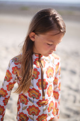 Combinaison de plage anti-UV rétro