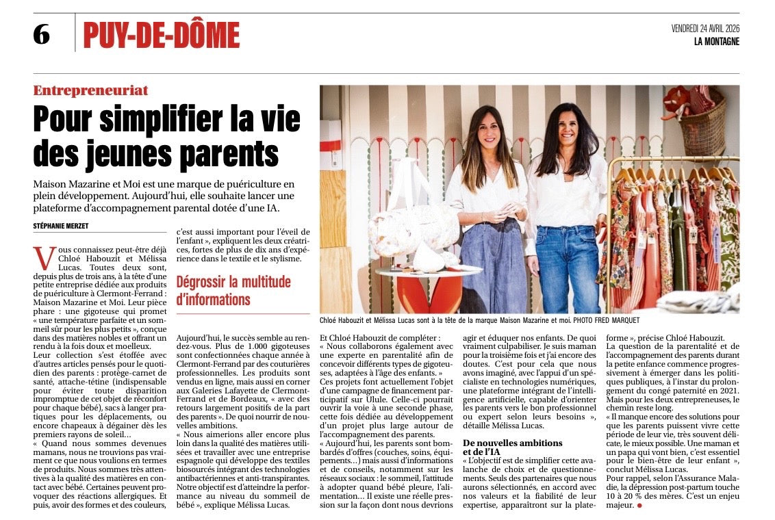 La presse raconte Maison Mazarine & Moi