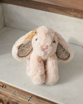 Peluche bébé Lapin Premium Fleurs