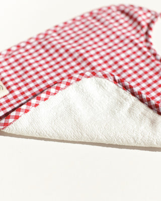 Reva gingham check baby bib