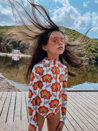 Combinaison de plage anti-UV rétro