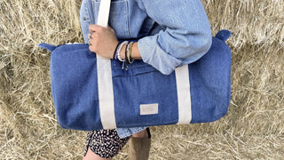 Sac à Langer en Denim